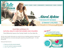 Tablet Screenshot of drjuliedurnan.com